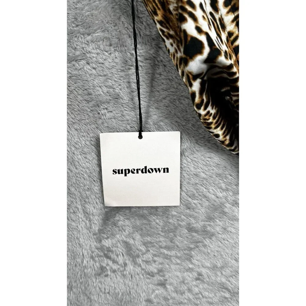 Superdown Loraine Bustier Top - Leopard Print (Size XS, New with Tags) - Picture 6 of 15